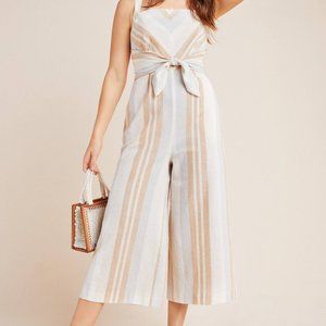 ANTHROPOLOGIE Savannah Striped Jumpsuit